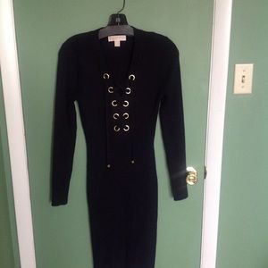 Michael Kors Navy Blue Knit Dress